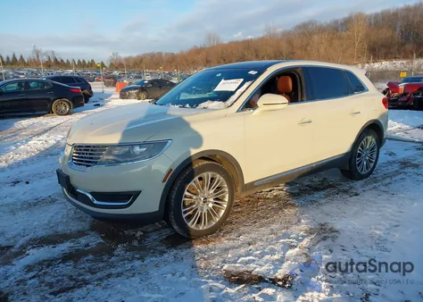 2016 Lincoln Mkx Reserve z USA, uszkodzony, nr VIN 2LMTJ8LR7GBL35509